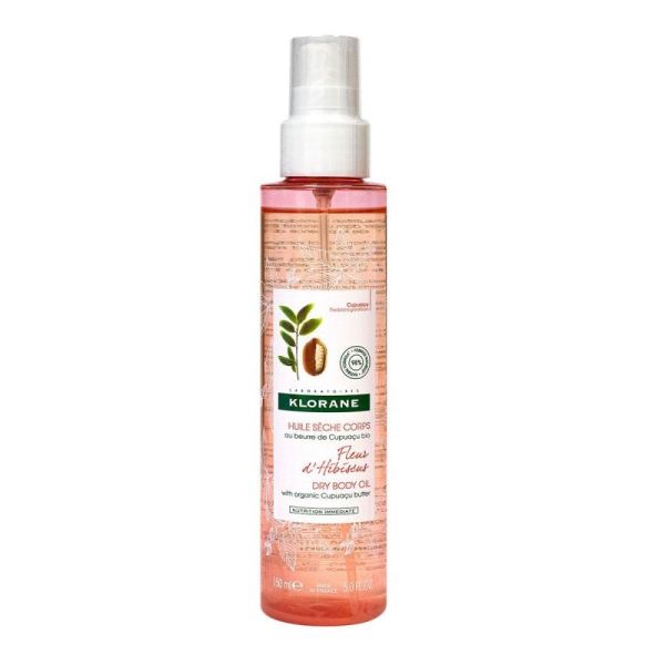 Cupuaçu & hibiscus dry body oil 150ml