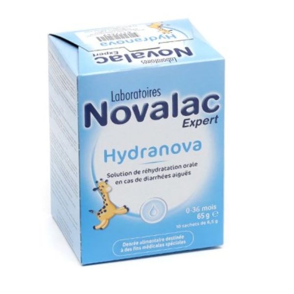 Hydranova solution de réhydratation 10x6,5g