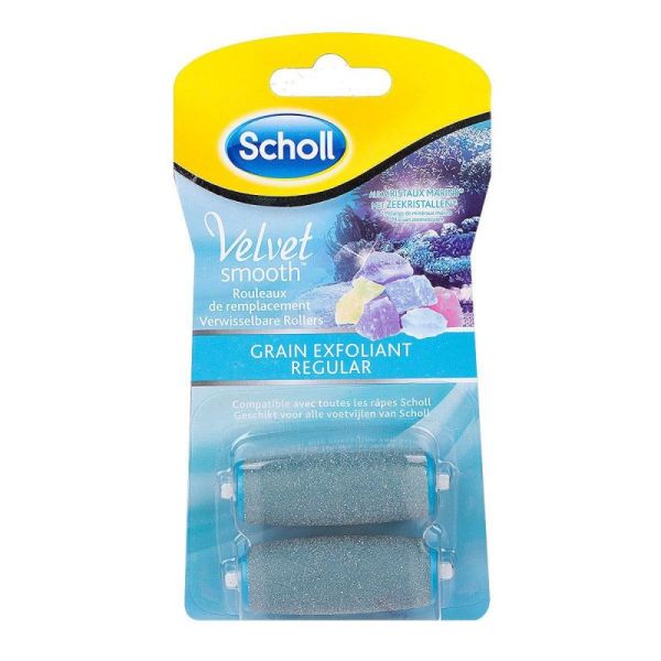 Velvet Smooth 2 blue exfoliating grain refills