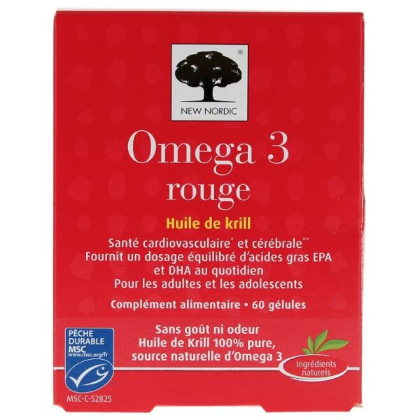 New Nordic Omega 3 Rouge Gelu60