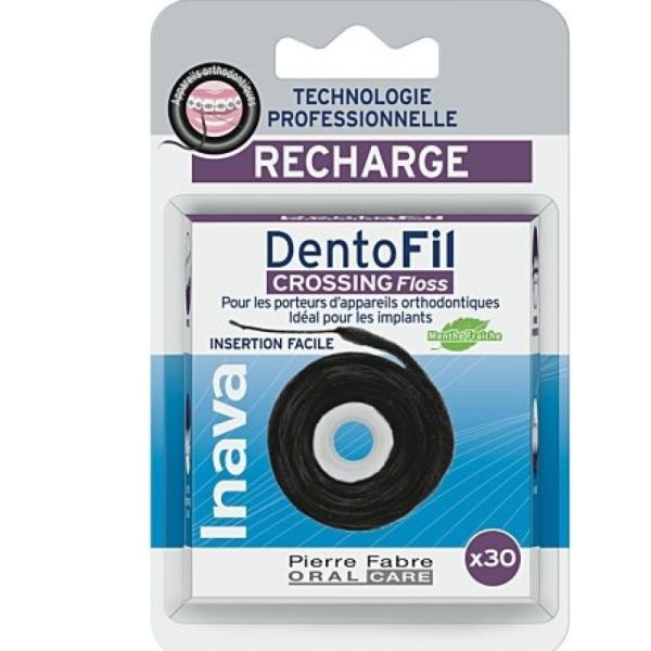 Inava Dentofil Cross Floss Rech Fil Dent