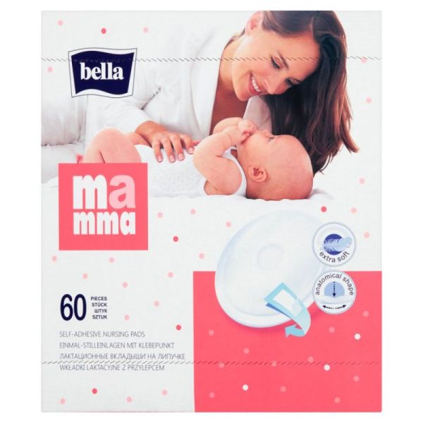 Happy Bella Mamma Adhesive Nursing Pads 60 Count