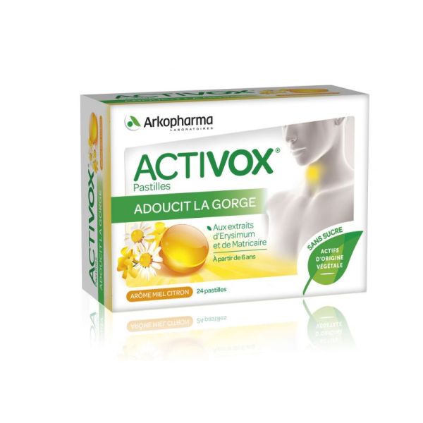 Activox - Lemon honey - 24 lozenges