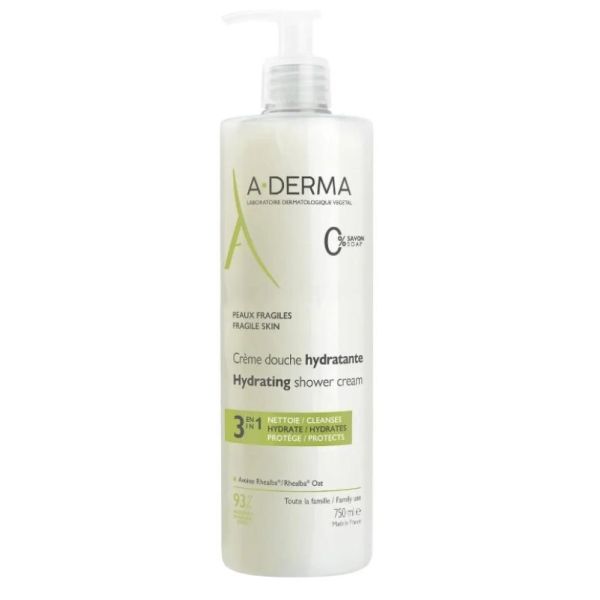 Aderma Creme De Douche Hydratante 750Ml