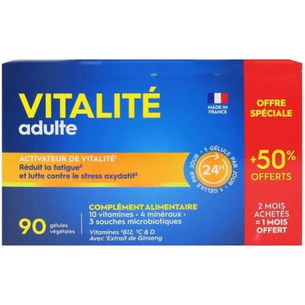 Pharmab Vitalite Adulte 90Cps