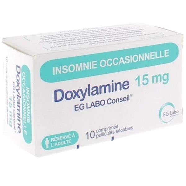 Doxylamine Egl 15Mg Cpr Tb10