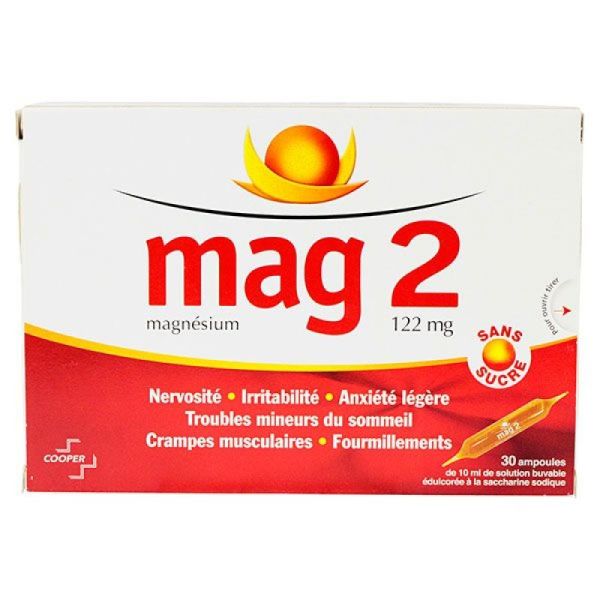 Magnesium 122mg 30 vials