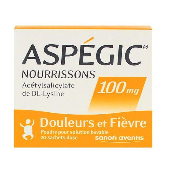 Aspégic 100mg children 20 sachets