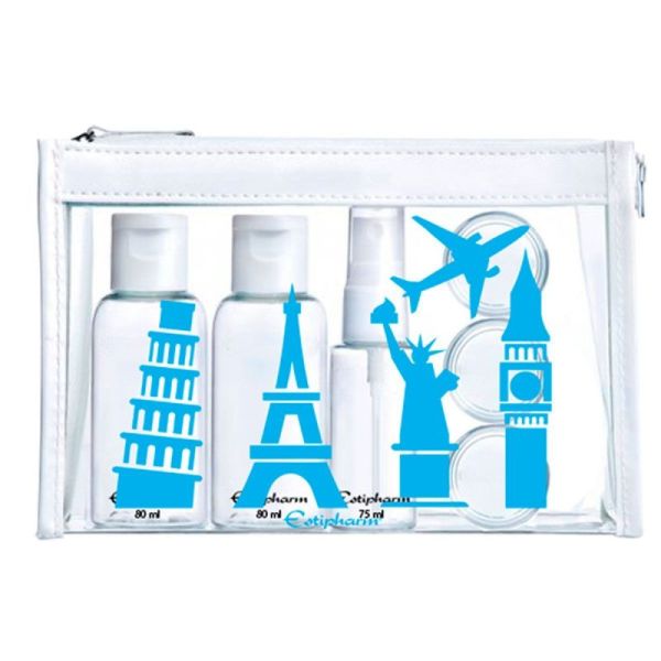 Green kit travel bottles 5 containers