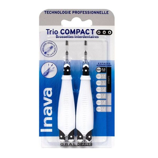 Trio Compact 2x3 interdental brushes 0/0/0