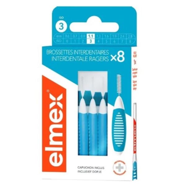 Elmex Brossettes Interdentaires 1,1Mm 8