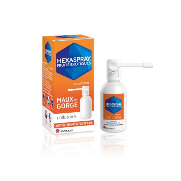 Hexaspray exotic fruit mouthwash 30g