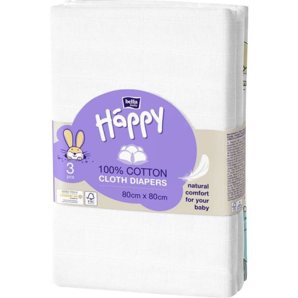 Baby - Nappies 80/80cm - x3