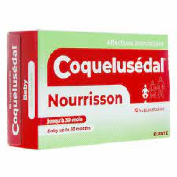 Coquelusedal Infant Suppositories - 10 units