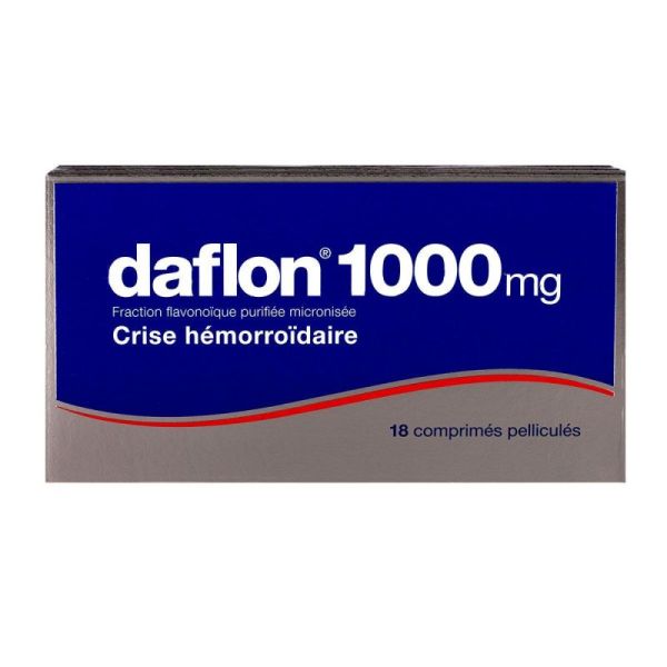 Daflon 1000mg 18 tablets