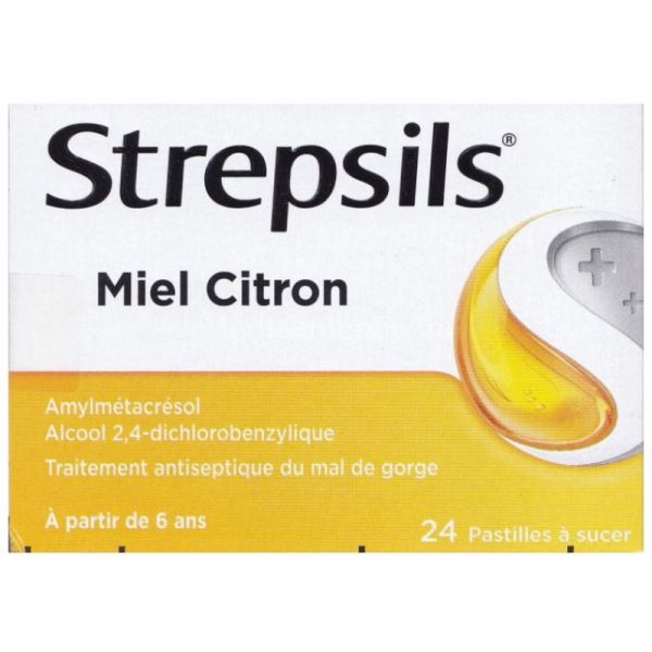 Strepsils honey lemon 24 lozenges