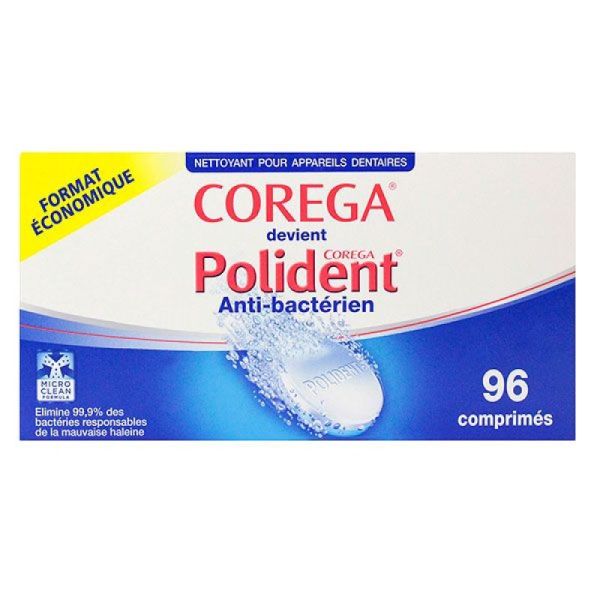 Corega anti-bacterial cleanser 96 tablets