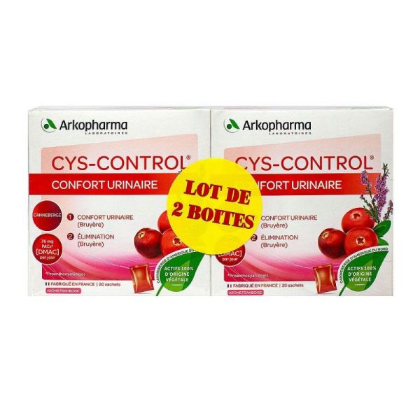 Cys-control - Urinary comfort - 2 x 20 sachets