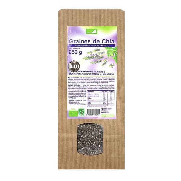 Organic chia seeds 250g