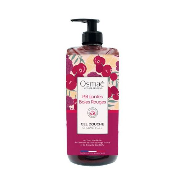 Osmae Gel Douche Petillante Baie Rouge