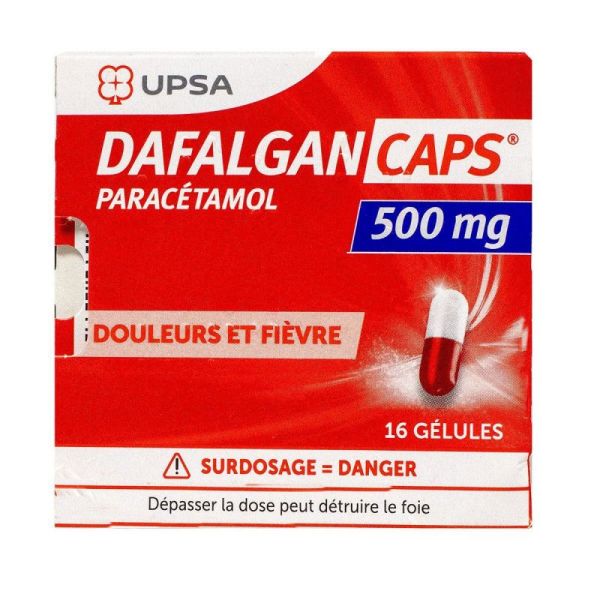 DafalganCaps 500mg 16 capsules