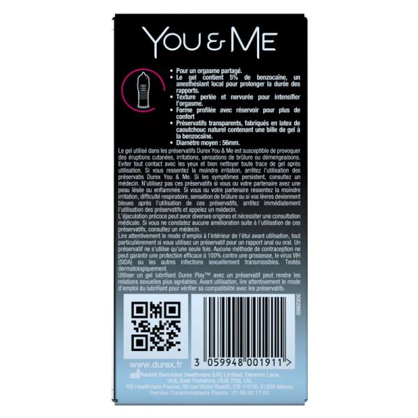 You & Me 10 condoms