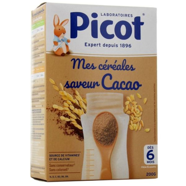 Picot Mes Cereales Biscuit Des 6M 200G