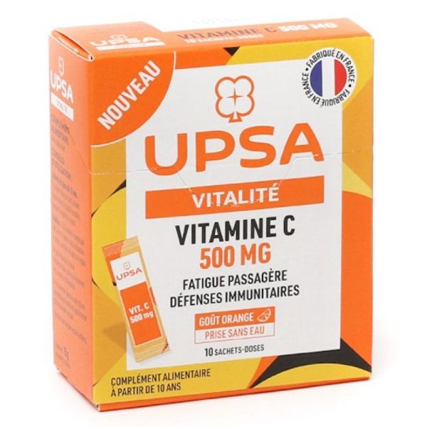 Vitality vitamin C 500mg - 10 sachet-dose