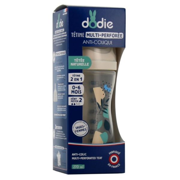 Dodie Bib Nature Bleu 270Ml 0-6Mois