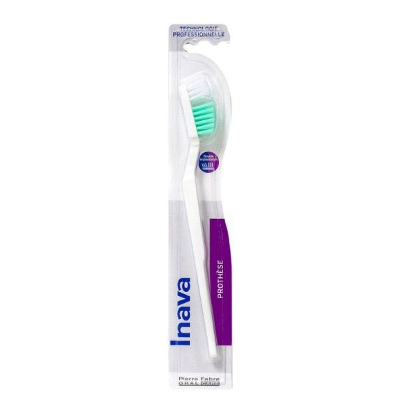 Double implant prosthesis toothbrush