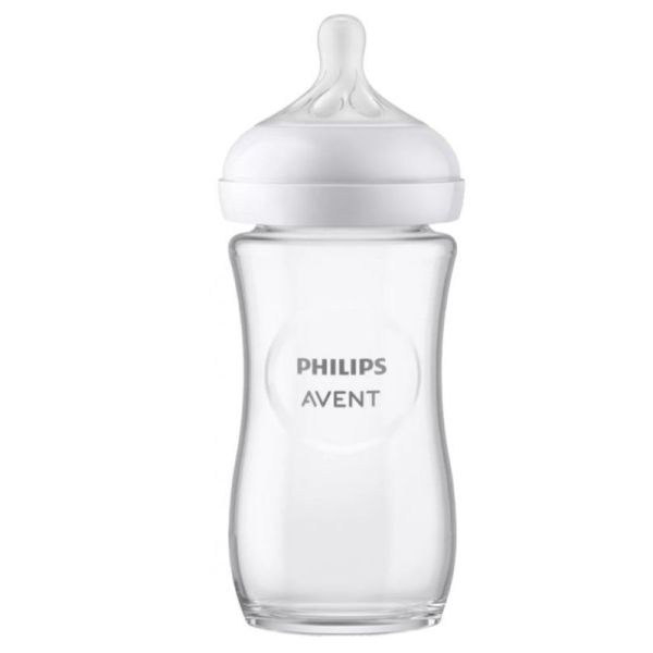 Avent Bib Nat Response 240Ml Verre