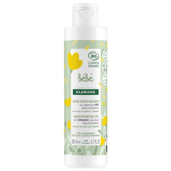 Klorane Bb Bio Huile Multi-Usages 200Ml