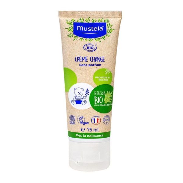 Fragrance-free organic diaper cream 75ml