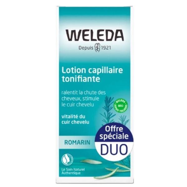 Weleda Lotion Capillaire Romarin 2X150Ml