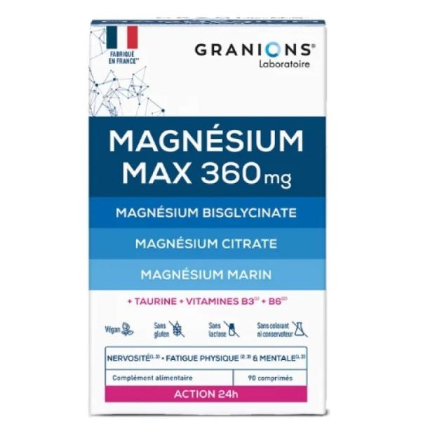 Granions Magnesium Max 360Mg Cpr90