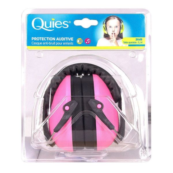 Pink children's noise canceling headphones