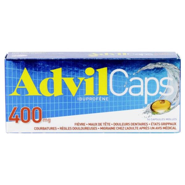 AdvilCaps 400mg - 14 caps