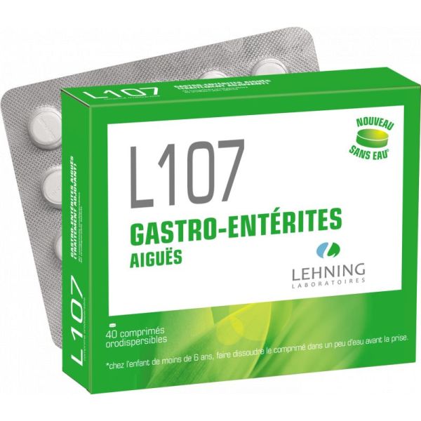 L107 acute gastroenteritis - 40 tablets