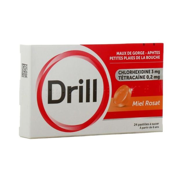 Drill rose honey 24 pastilles