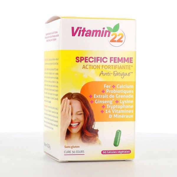 VITAMIN'22 - Specific Woman - Fortifying And Anti-Fatigue Action