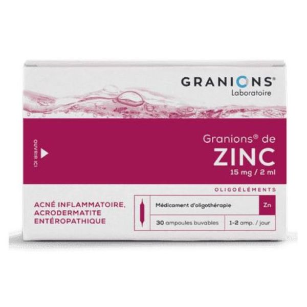 Granions of Zinc 30 vials