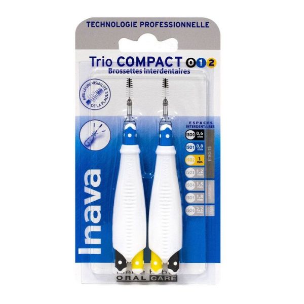 Trio Compact 2x3 interdental brushes 0/1/2