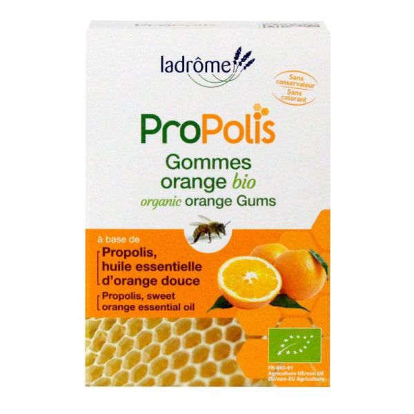 Propolis sweet orange organic gums