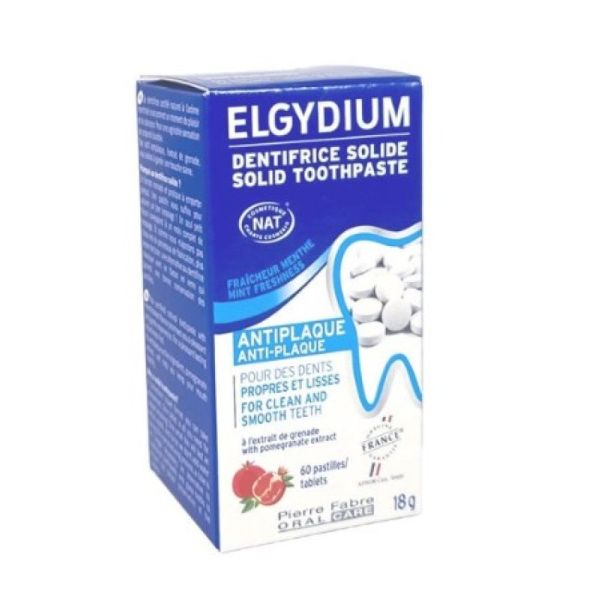 Elgydium Dentifrice Solide A-Plaq 60 Cpr