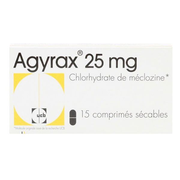 Agyrax 25 mg 15 scored tablets