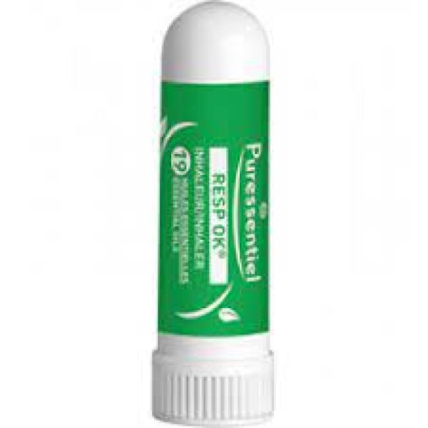 Respiratory inhaler with 19 essential oils