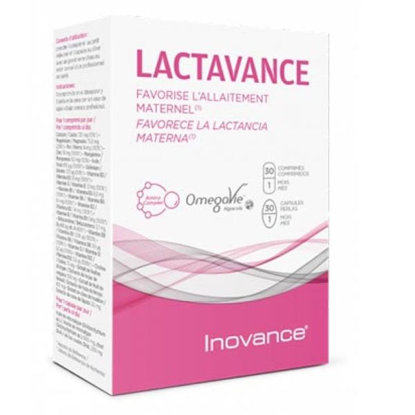 Inovance Lactavance - 30 comprimés + 30 capsules