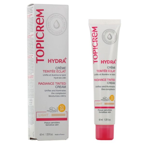 Topicrem Hydra Cr Teintee Claire 40Ml