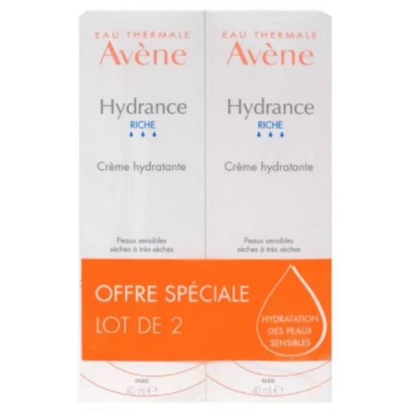 Hydrance rich moisturizing cream - 2x40ml