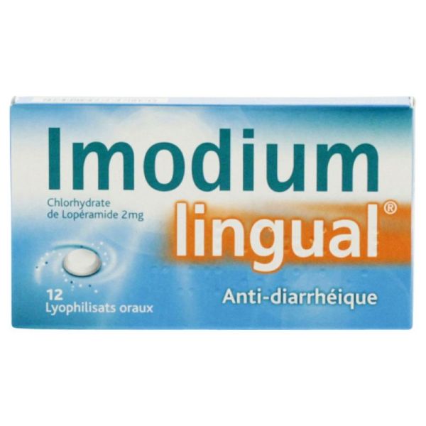 Imodium Lingual 12 oral lyophilizers mint flavor